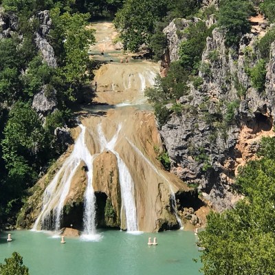 Turner Falls Park in Davis, Oklahoma.