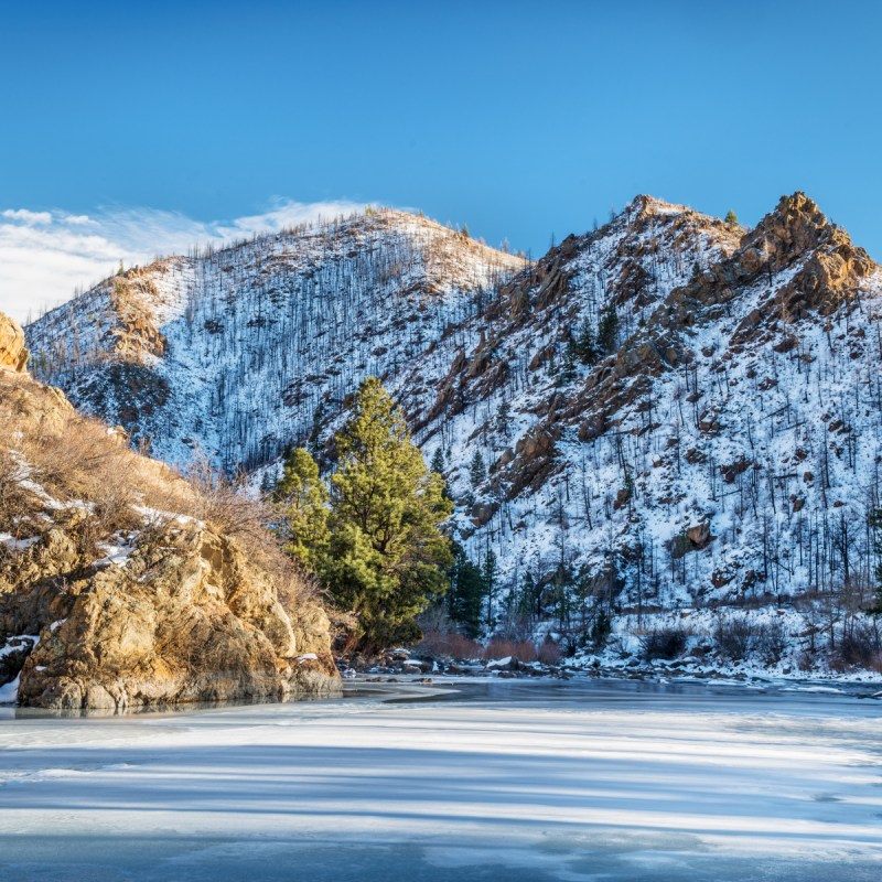 Poudre Canyon in Colorado.