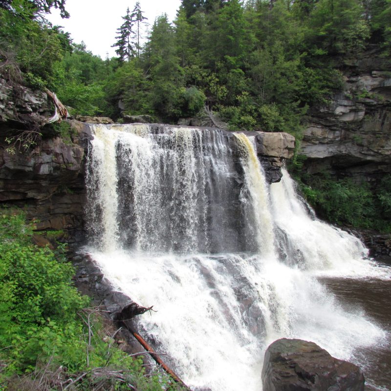 Blackwater Falls in West Virginia.