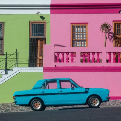 Colorful buildings in Bo Kaap