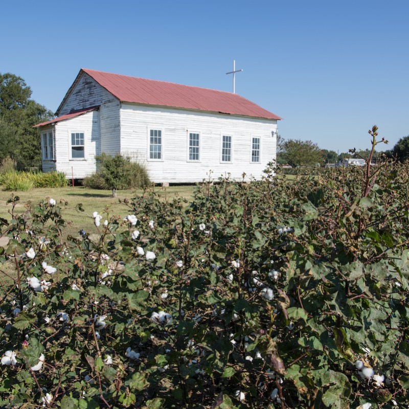 Little Church in the Cotton Field at Frogmore Plantation