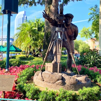 Walt Disney statue at Hollywood Studios