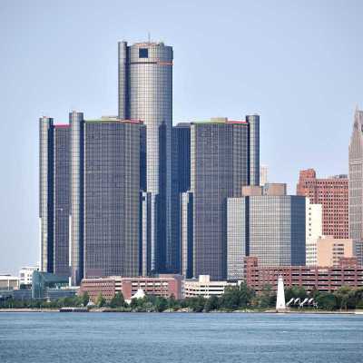 View Of Downtown Detroit Skyline