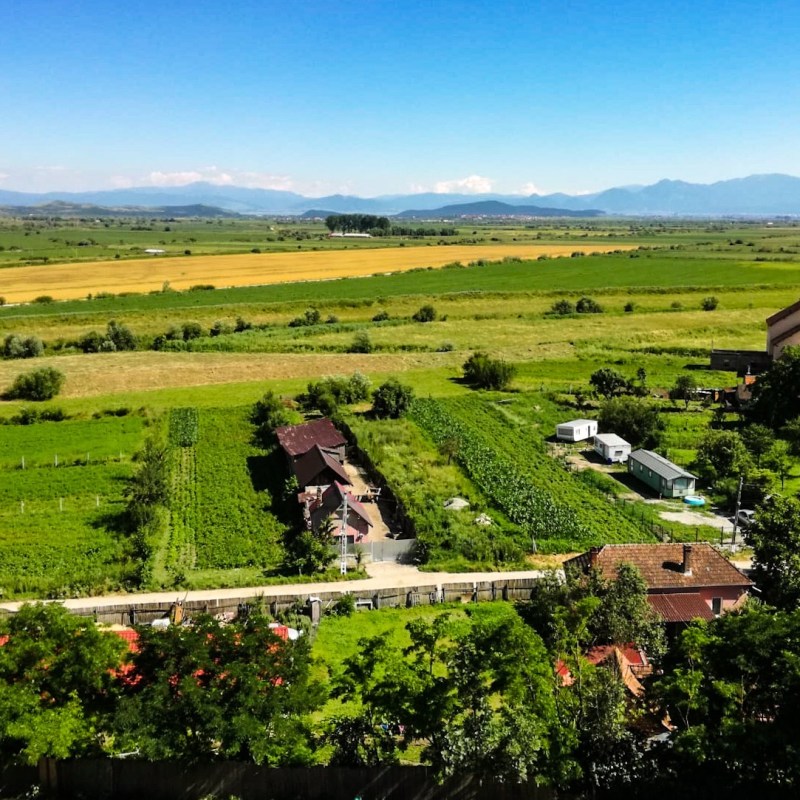 Transylvania countryside - view from a citadel