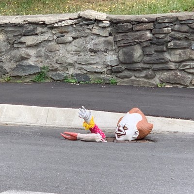 "It" on the corner of Jackson and Union Streets in Bangor, Maine