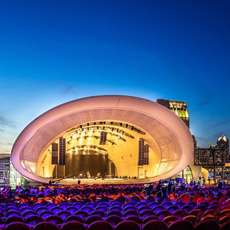 The Rady Shell at nigh