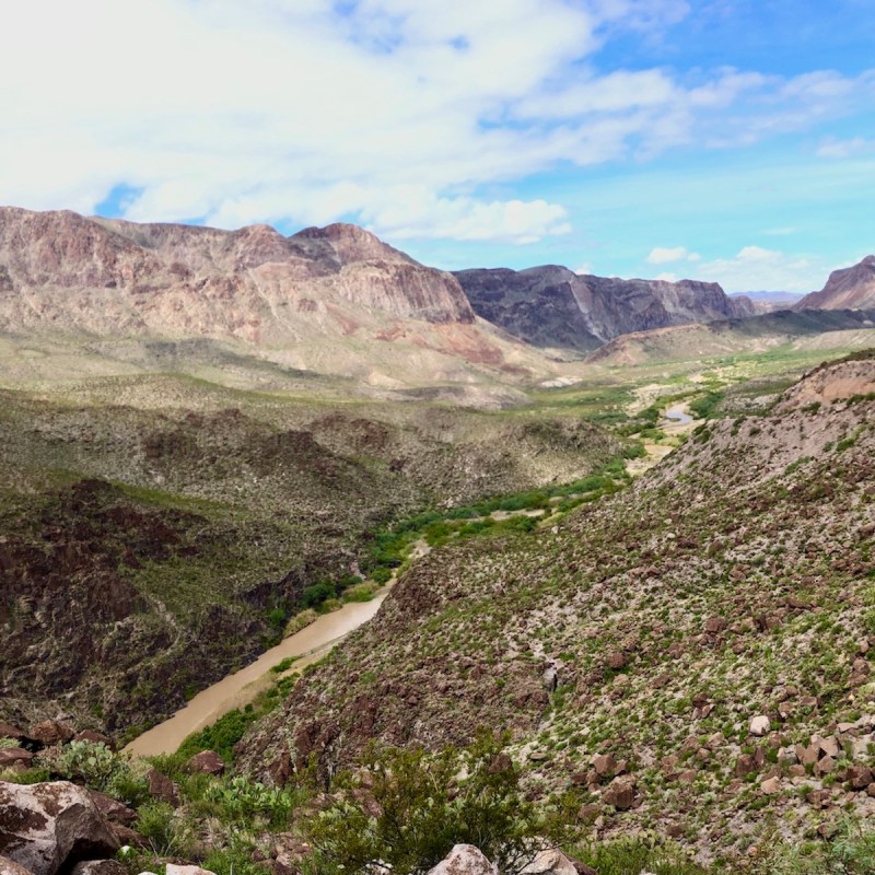 Big Bend Ranch State Park - Big Hill view - Rio Grande