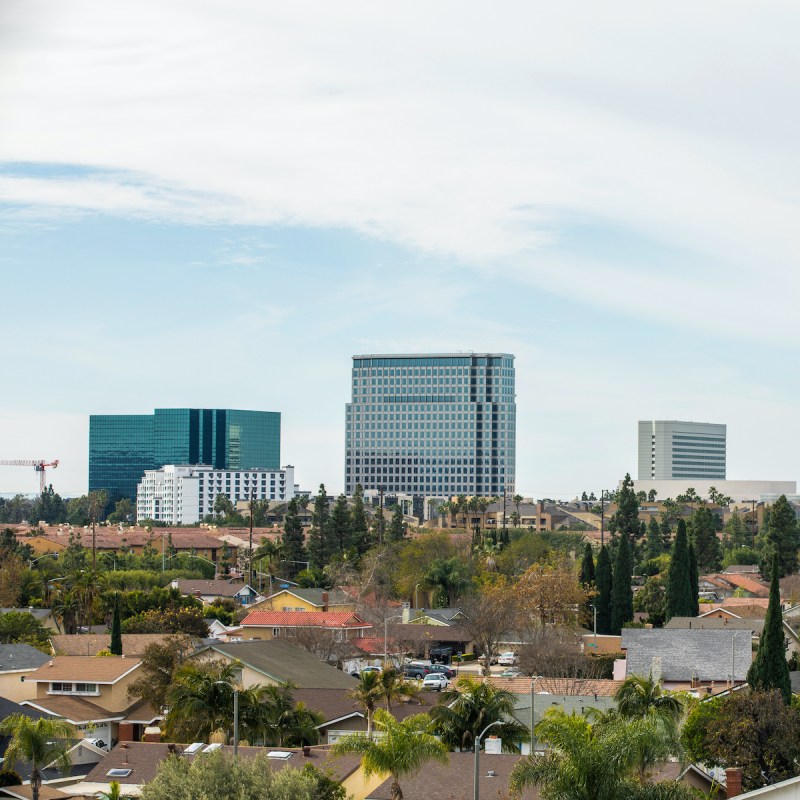 Costa Mesa, California skyline