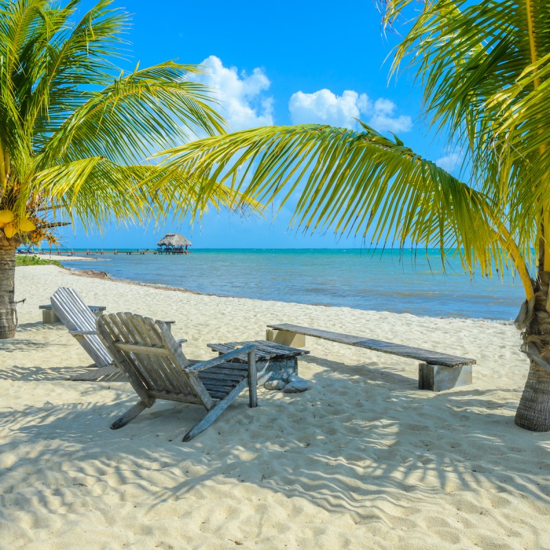 Beach in Placencia, Belize