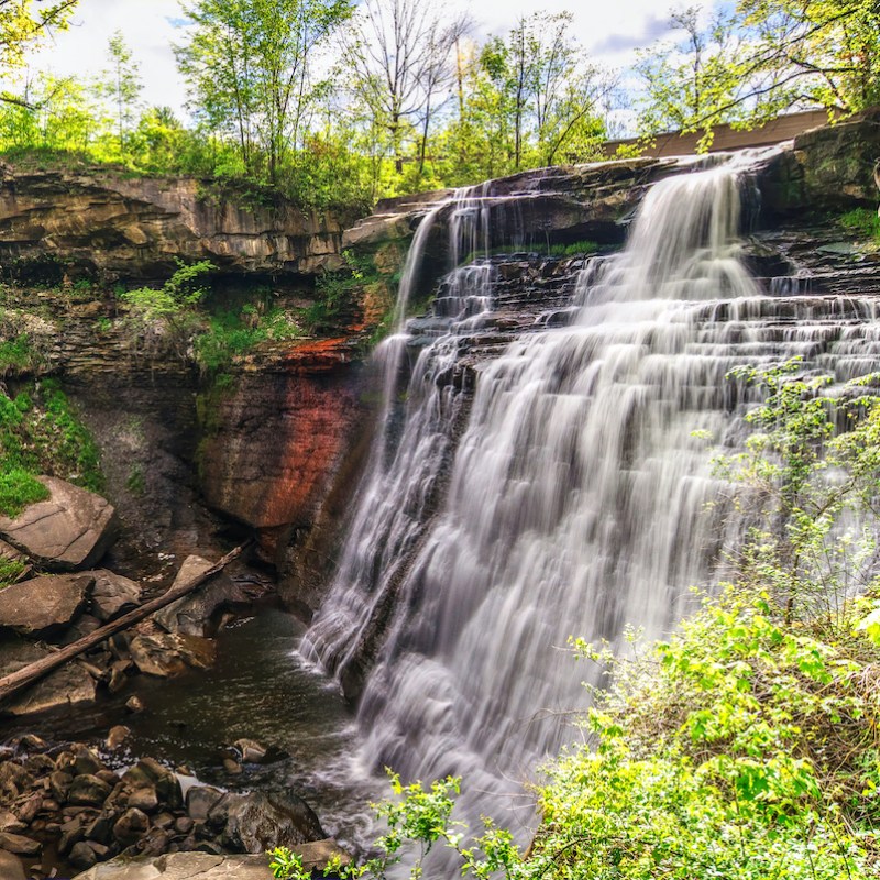 Brandywine Falls in Cuyahoga Valley National Park.