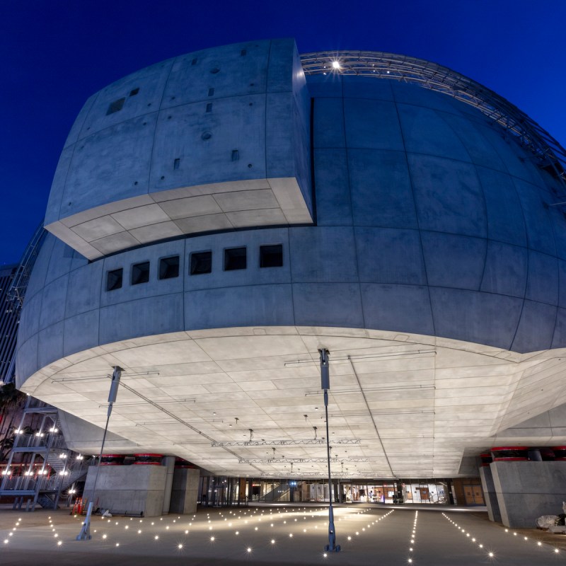 Academy Museum of Motion Pictures, David Geffen Theater Exterior.