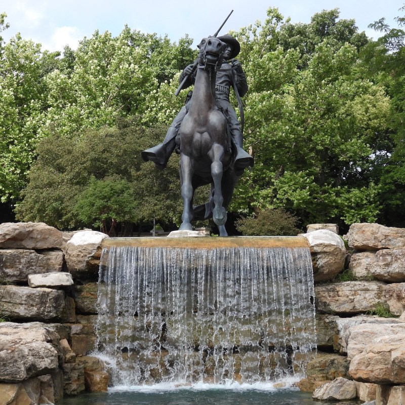 Buffalo Soldier Monument at Forth Leavenworth, Kansas.