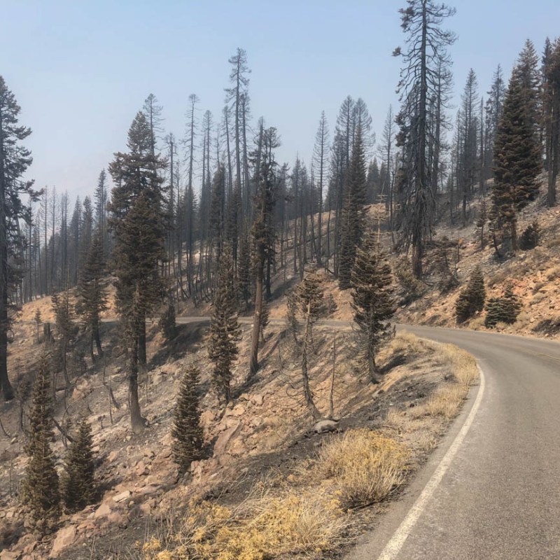 Lassen Volcanic National Park Highway (Image Credit: NPS)