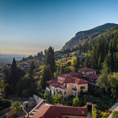 View from Euphoria Retreat in Greece