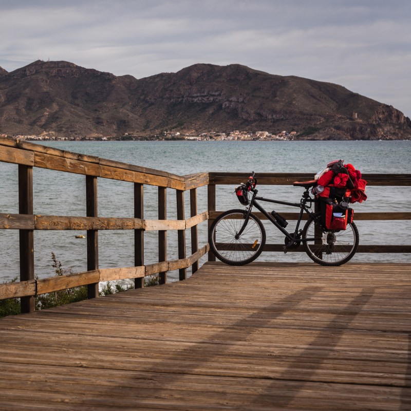 Isla Plana, Murcia, Spain. Costa Cálida during fall.