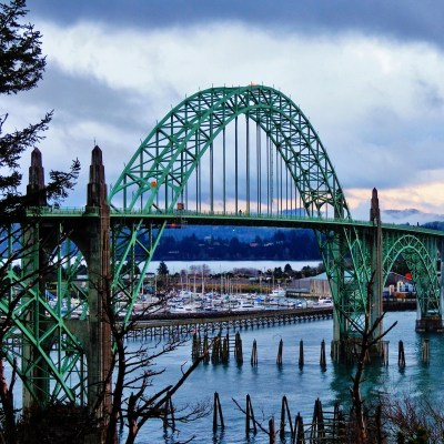 Bridge in Newport, Oregon