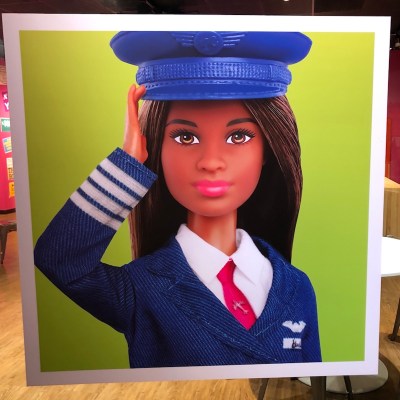 Barbie as a pilot, poster.