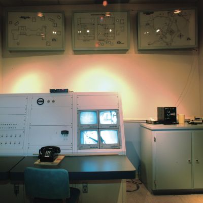 Controls at the Greenbrier bunker