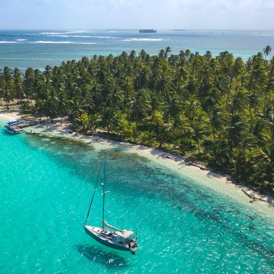 Beach on San Blas Islands in Panama