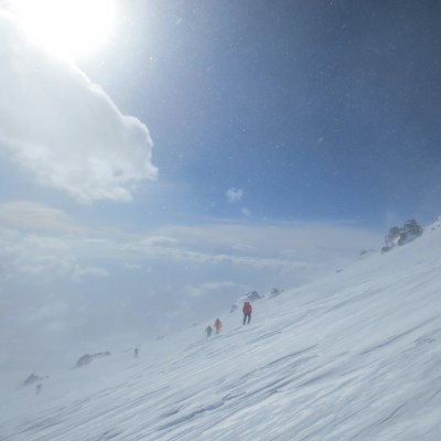 Climbers on Mt. Elbrus