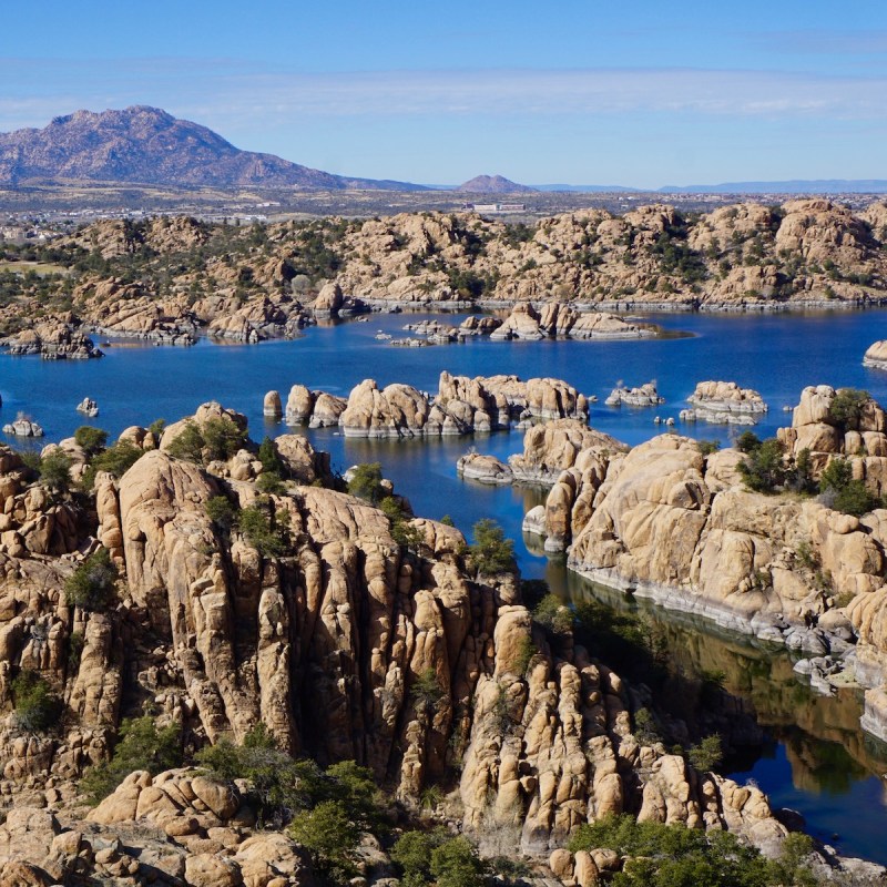 Watson Lake view from above