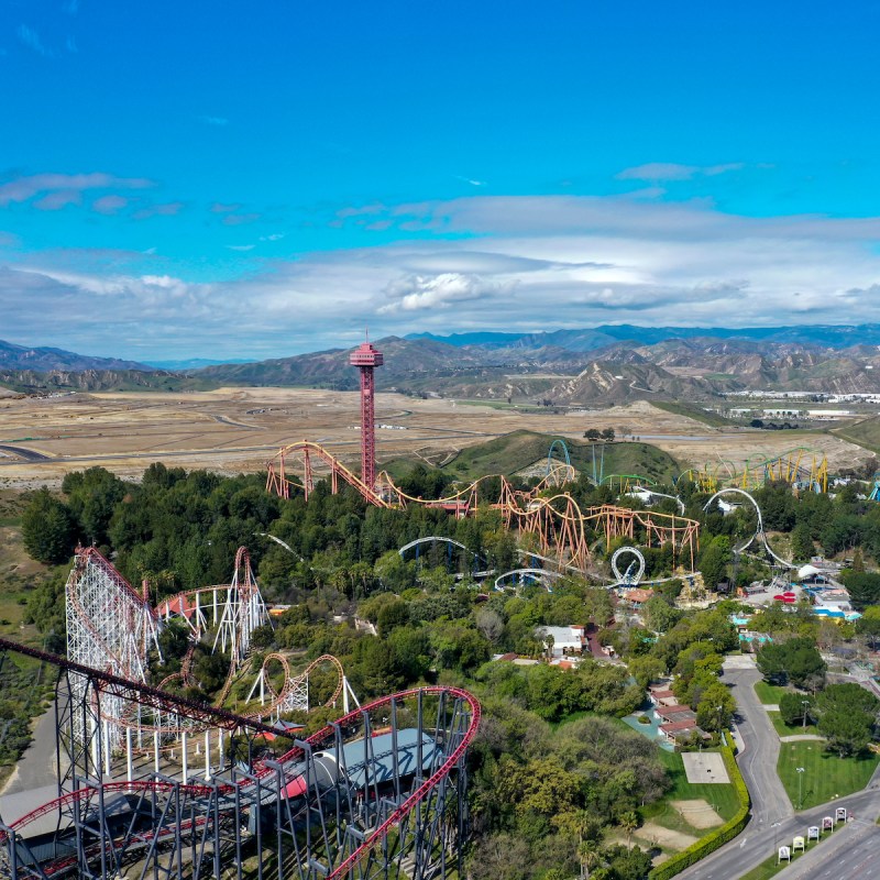 Six Flags Magic Mountain in Valencia, California