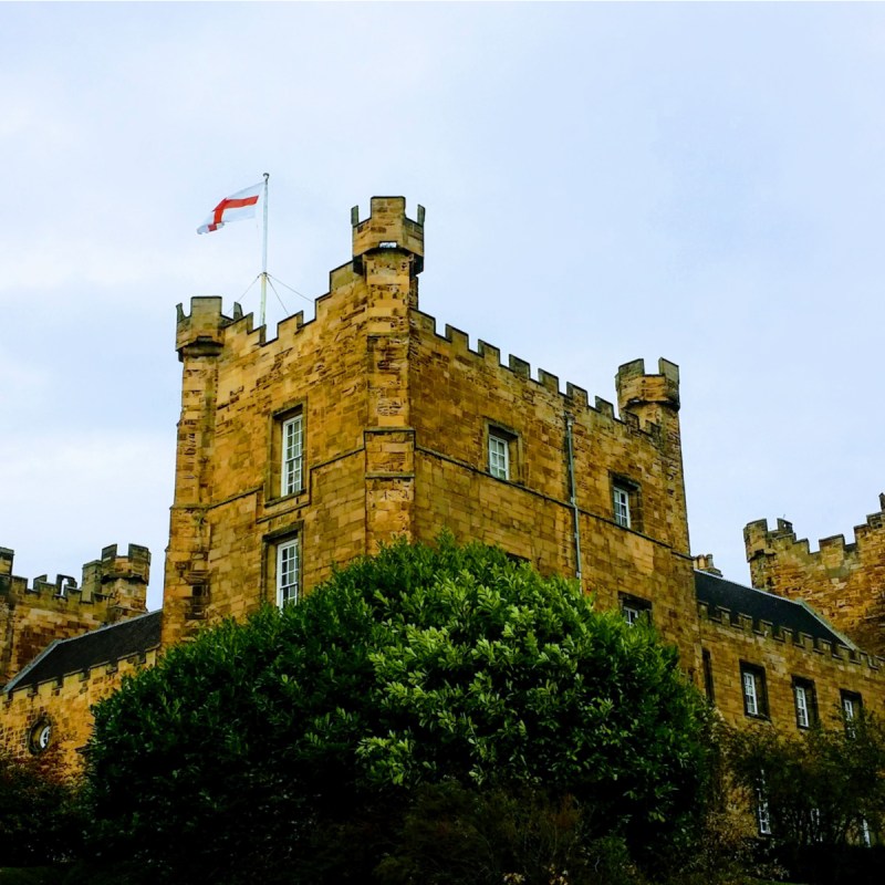 Lumley Castle, a purportedly haunted hotel near Durham, England.