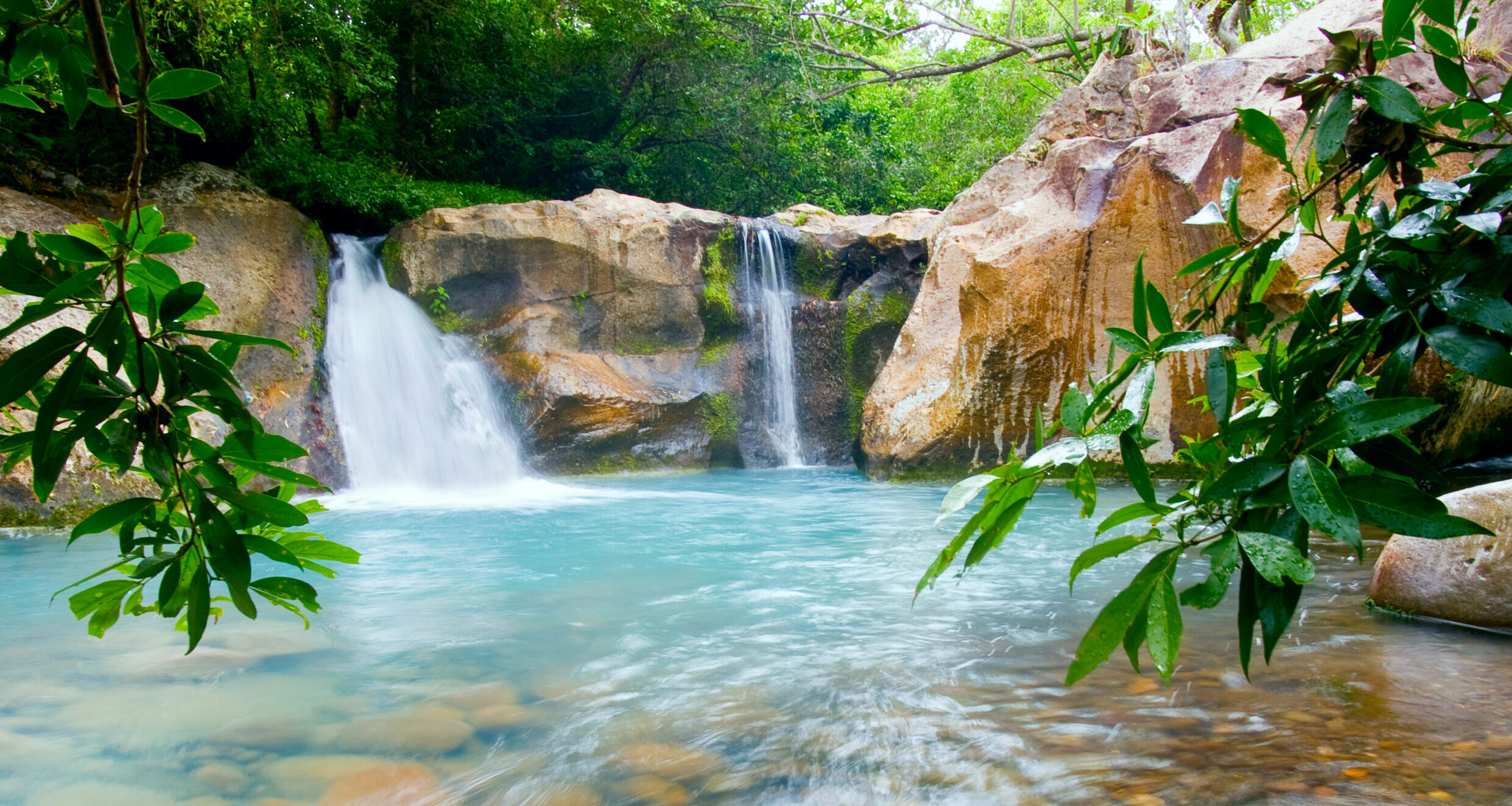 Waterfall At The Rincon De La Vieja National Park in Costa Rica