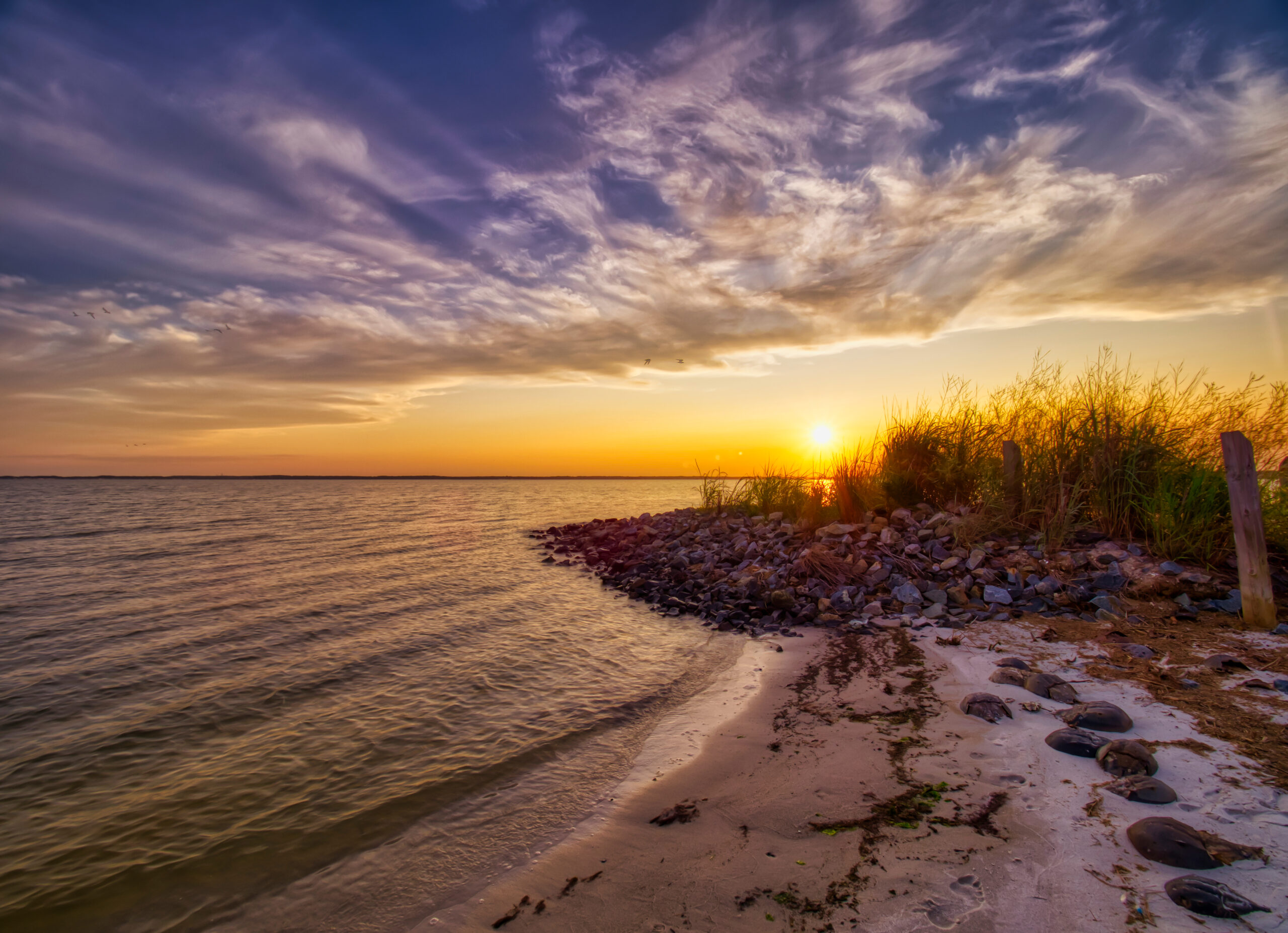 Sunset at Rehoboth Bay, Delaware