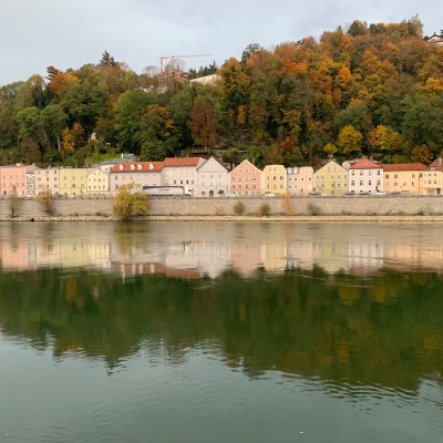 Danube River from river cruise.