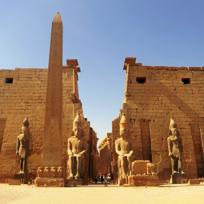Statues at Luxor, Egypt