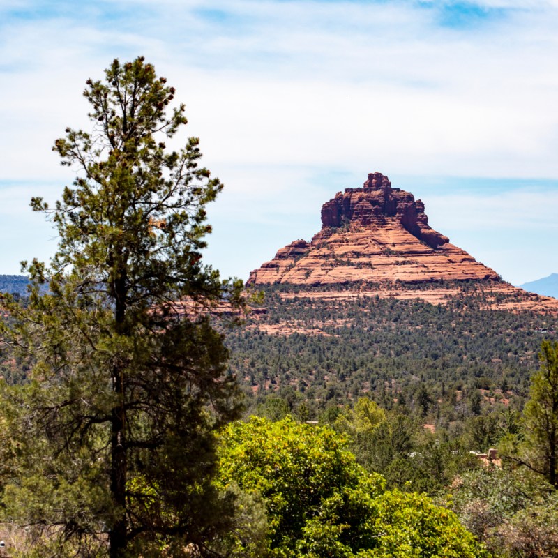 Cathedral Rock in Coconino National Forest.