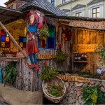 Medieval Christmas Market at Wittelsbacher Platz in Munich, Bavaria, Germany