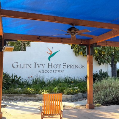 Glen Ivy Hot Springs entrance sign