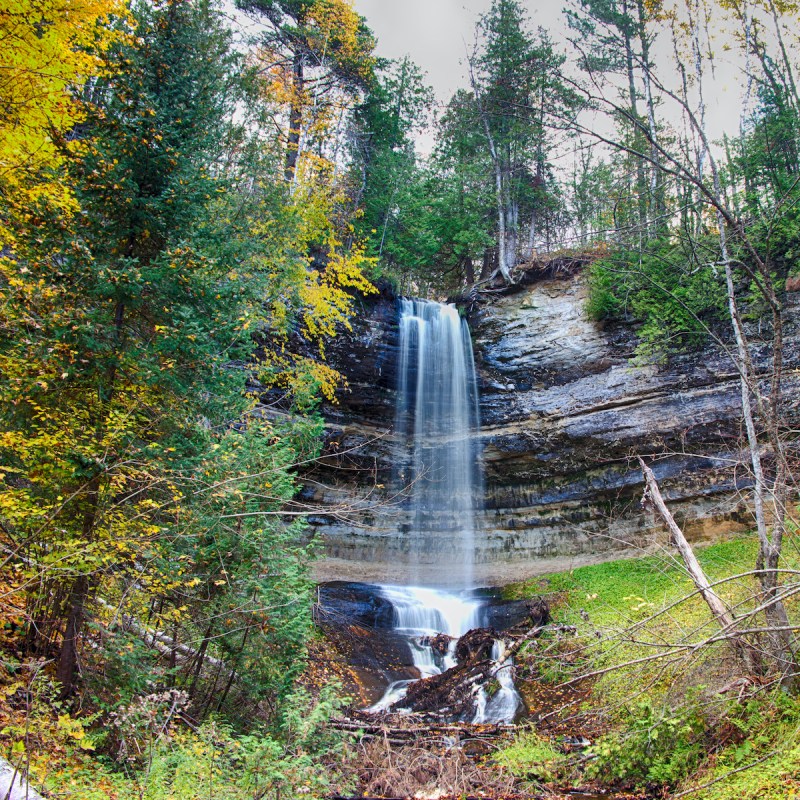 Munising Falls in Michigan