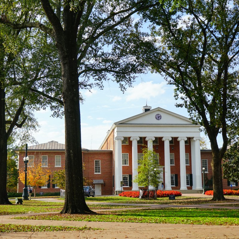 University of Mississippi campus building