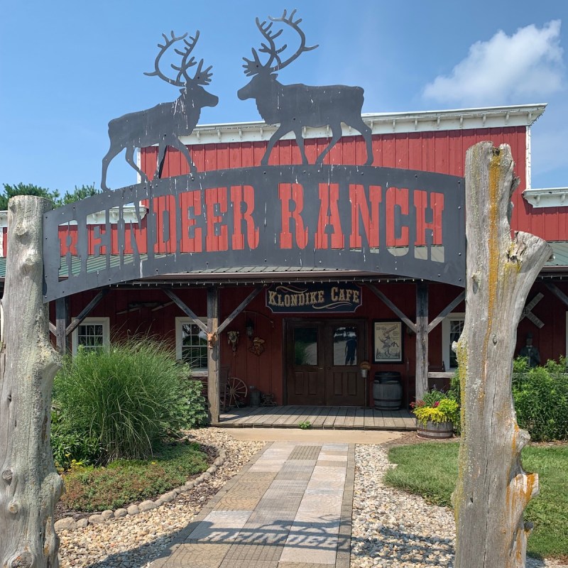Entrance to Hardy's Reindeer Ranch