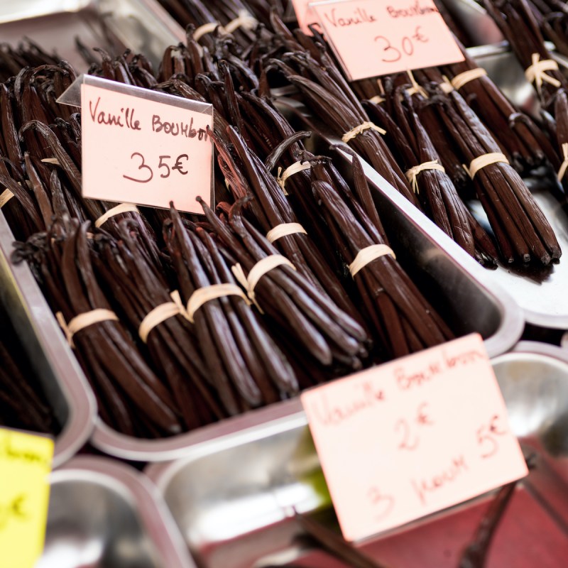 Bourbon vanilla for sale on Reunion Island