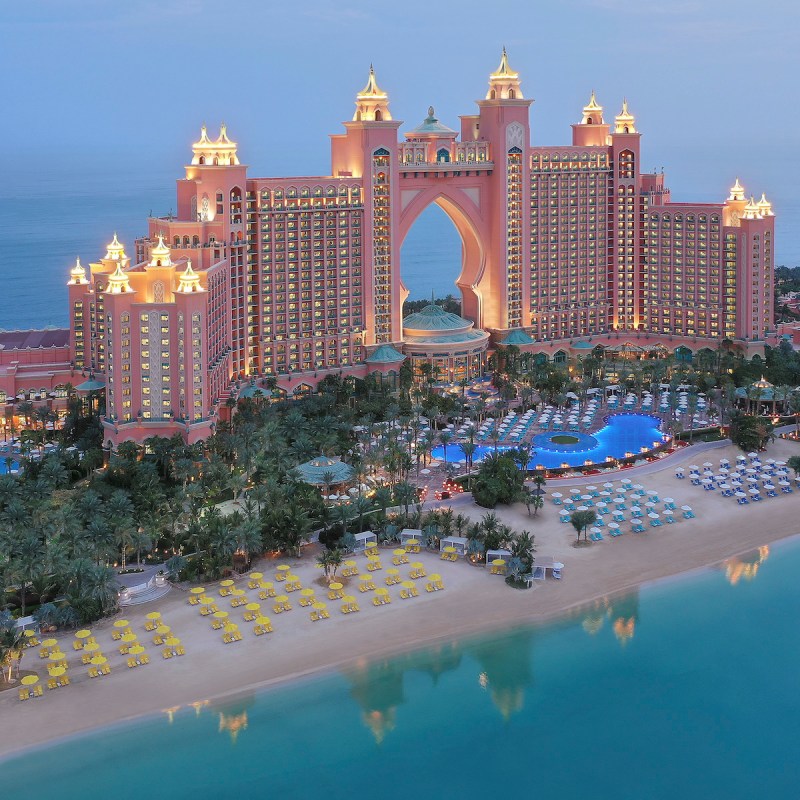 Atlantis The Palm Dubai exterior.