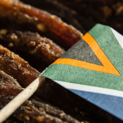 Biltong, a popular snack in southern Africa.