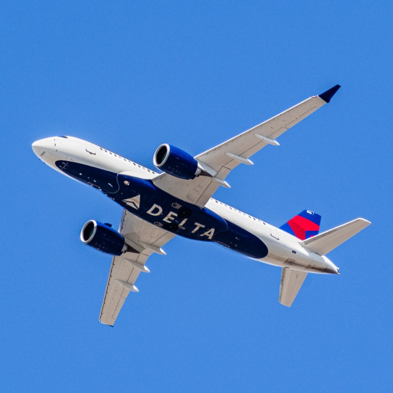 Delta airlines flight.