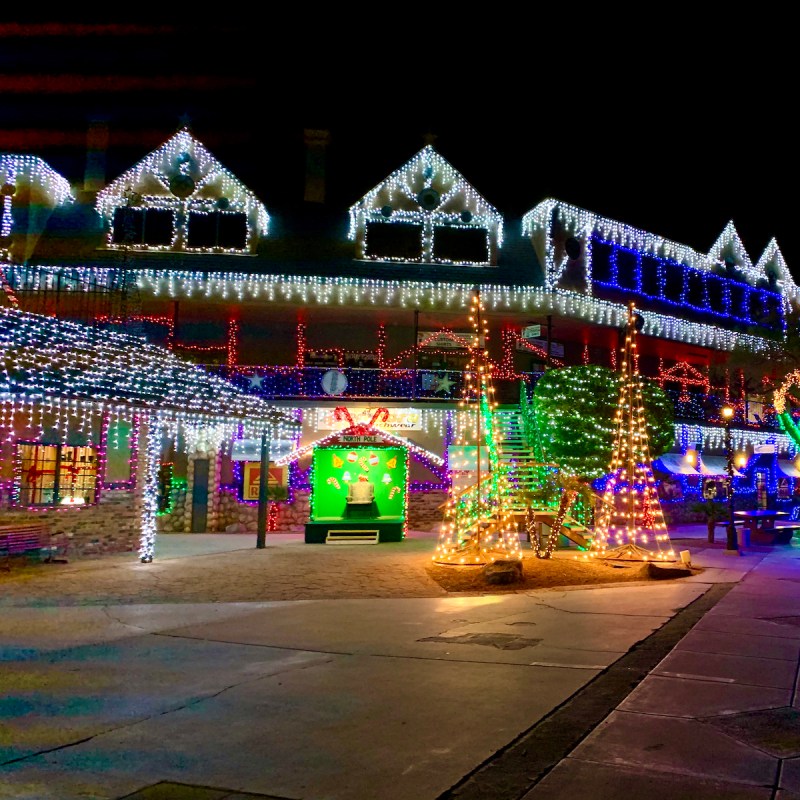 Lake Havasu City Festival of Lights in Arizona.