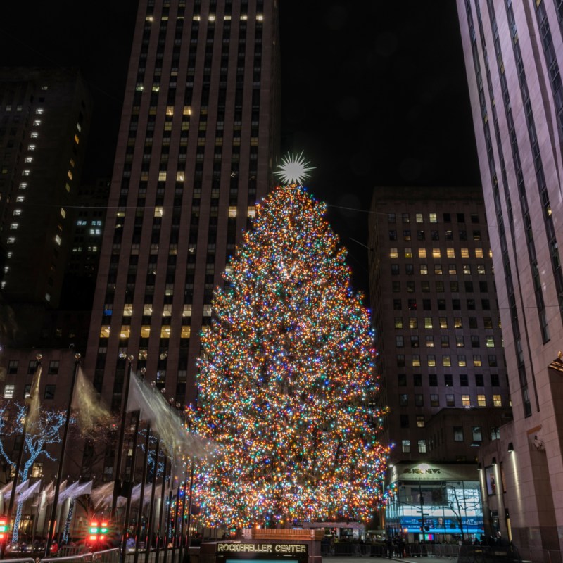 The 2020 Rockefeller Center Christmas tree.