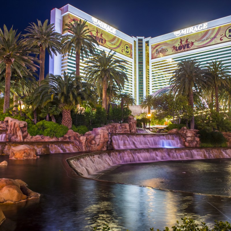 Mirage hotel and casino in Las Vegas.