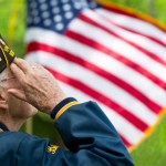 veteran saluting