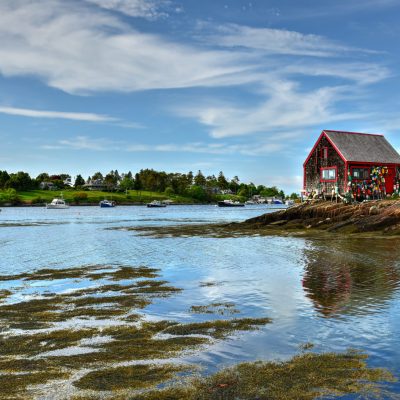 A view of Bailey Island in Casco Bay, Maine