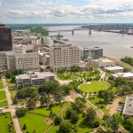 Downtown Baton Rouge, Louisiana.