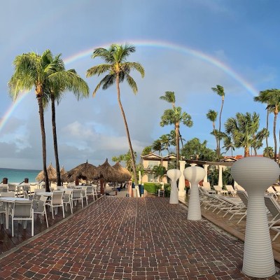 Rainbow Over Divi Aruba
