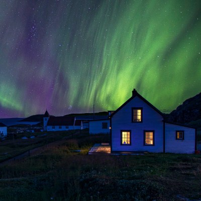 Battle Harbour Northern Lights, Labrador.