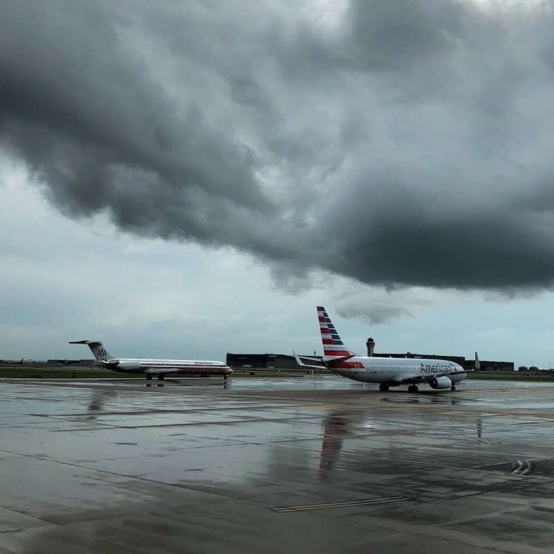 Weather delays at DFW airport